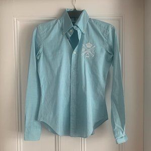 Light Blue Polo Lauren Sport button down size 2